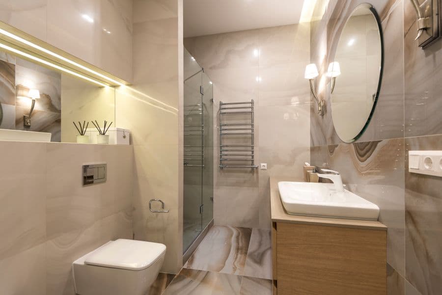 Modern bathroom installation